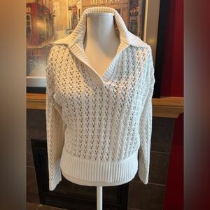 Elegant Loft Cream Sweater for Women